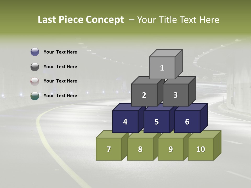 Urban Scene Moving Down Yard Line PowerPoint Template