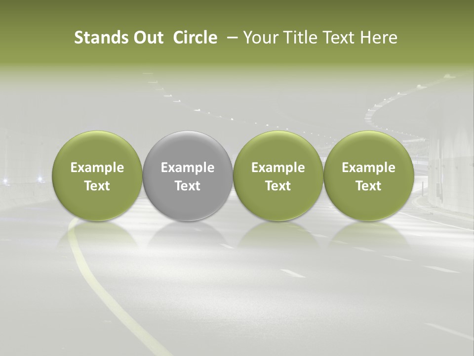 Urban Scene Moving Down Yard Line PowerPoint Template