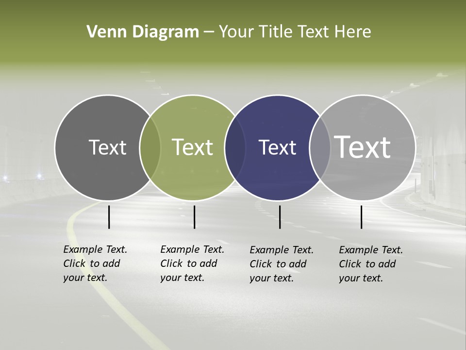 Urban Scene Moving Down Yard Line PowerPoint Template