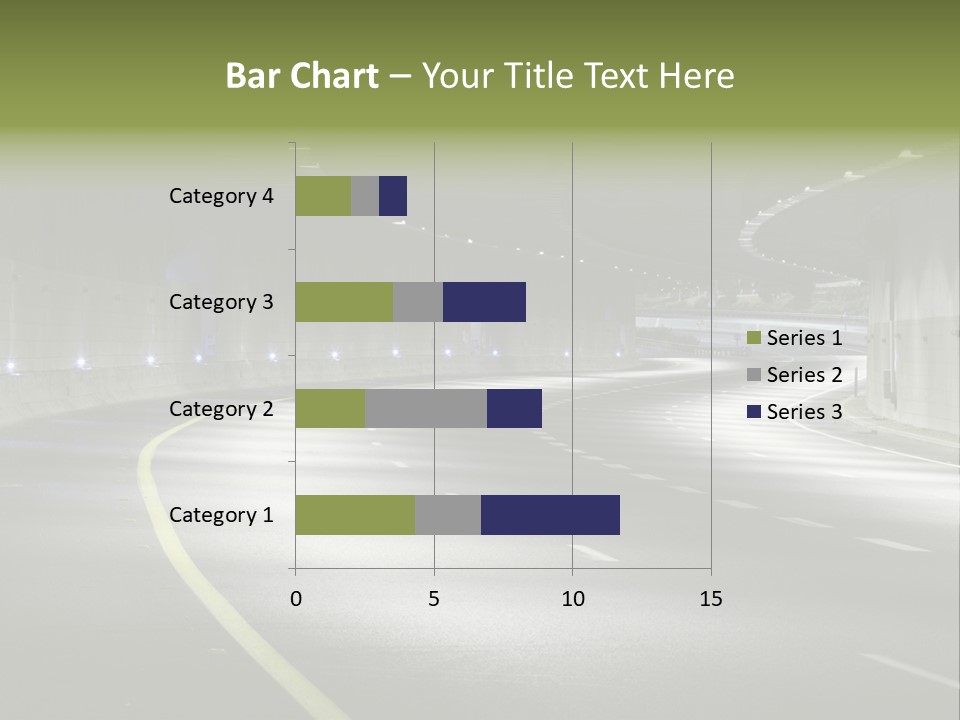 Urban Scene Moving Down Yard Line PowerPoint Template