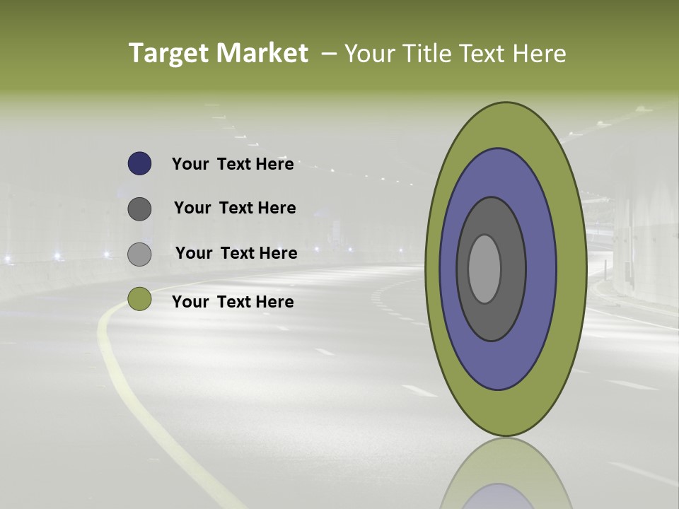 Urban Scene Moving Down Yard Line PowerPoint Template