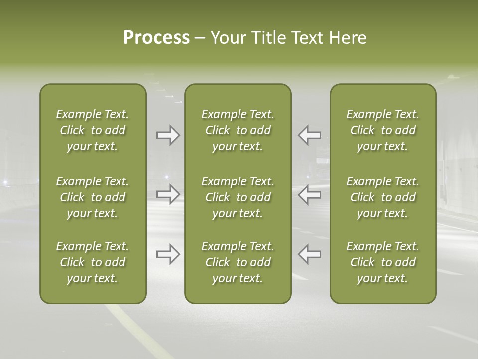 Urban Scene Moving Down Yard Line PowerPoint Template