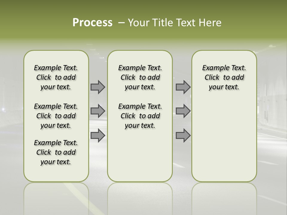 Urban Scene Moving Down Yard Line PowerPoint Template