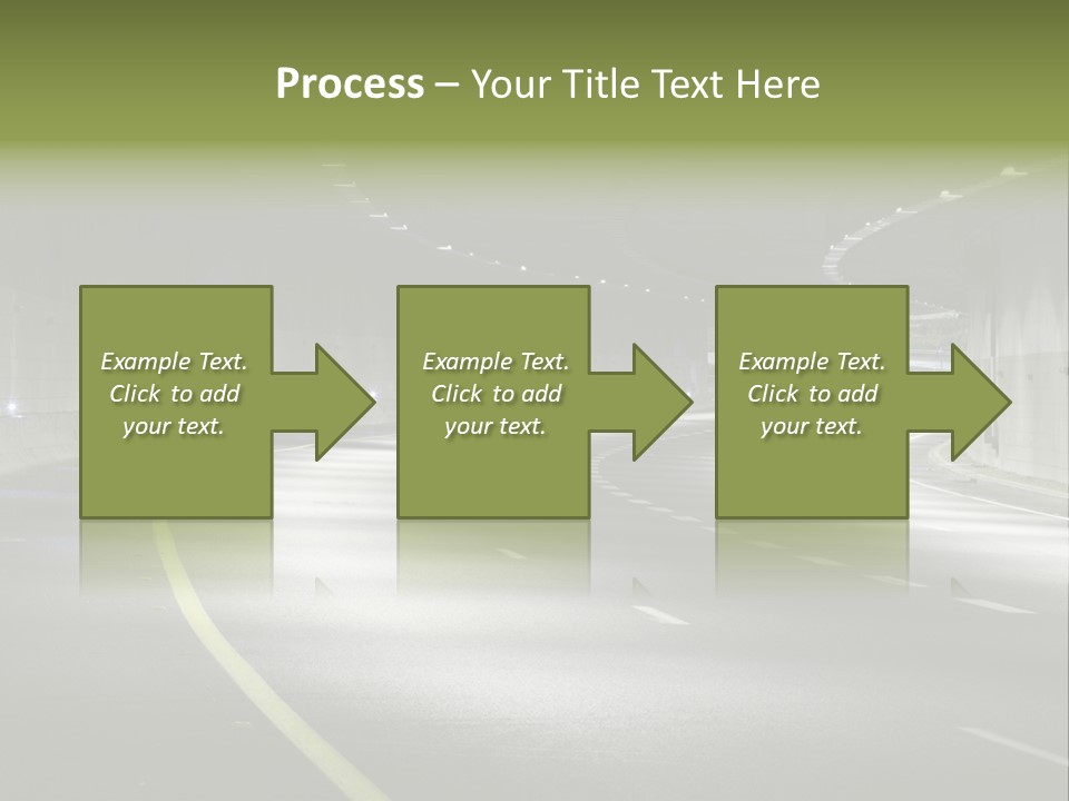 Urban Scene Moving Down Yard Line PowerPoint Template