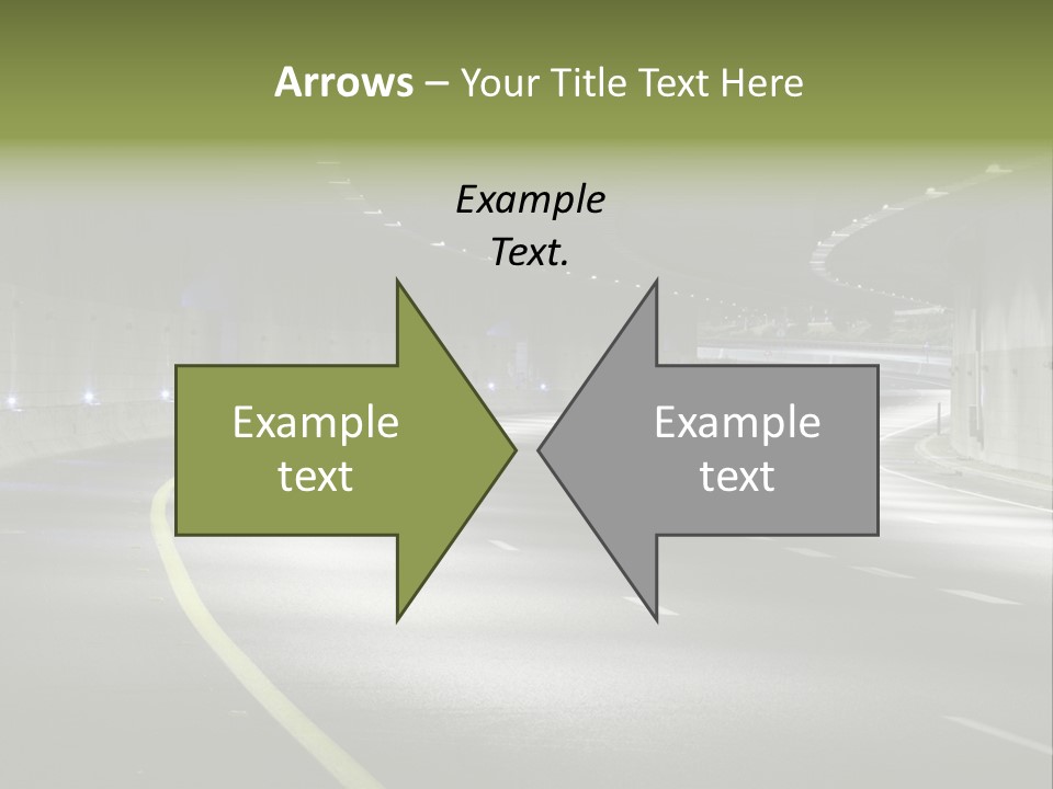 Urban Scene Moving Down Yard Line PowerPoint Template