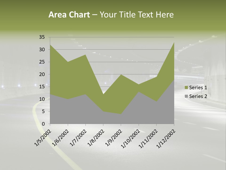Urban Scene Moving Down Yard Line PowerPoint Template