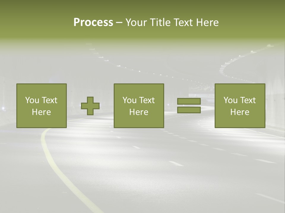 Urban Scene Moving Down Yard Line PowerPoint Template