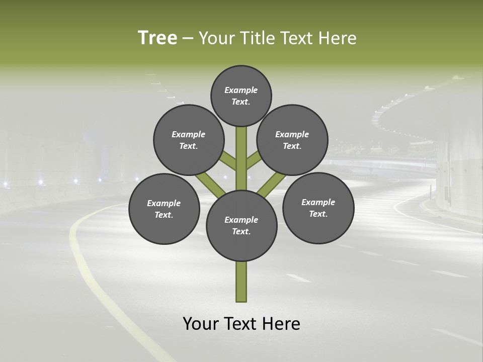 Urban Scene Moving Down Yard Line PowerPoint Template