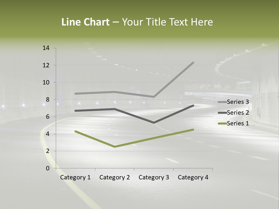 Urban Scene Moving Down Yard Line PowerPoint Template