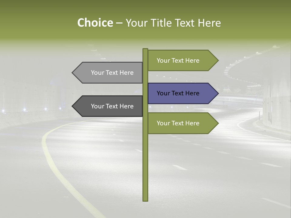 Urban Scene Moving Down Yard Line PowerPoint Template