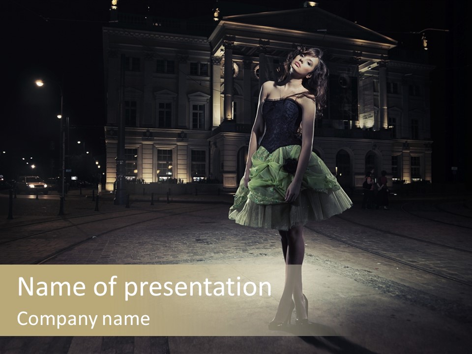 One Shopping Lifestyle PowerPoint Template