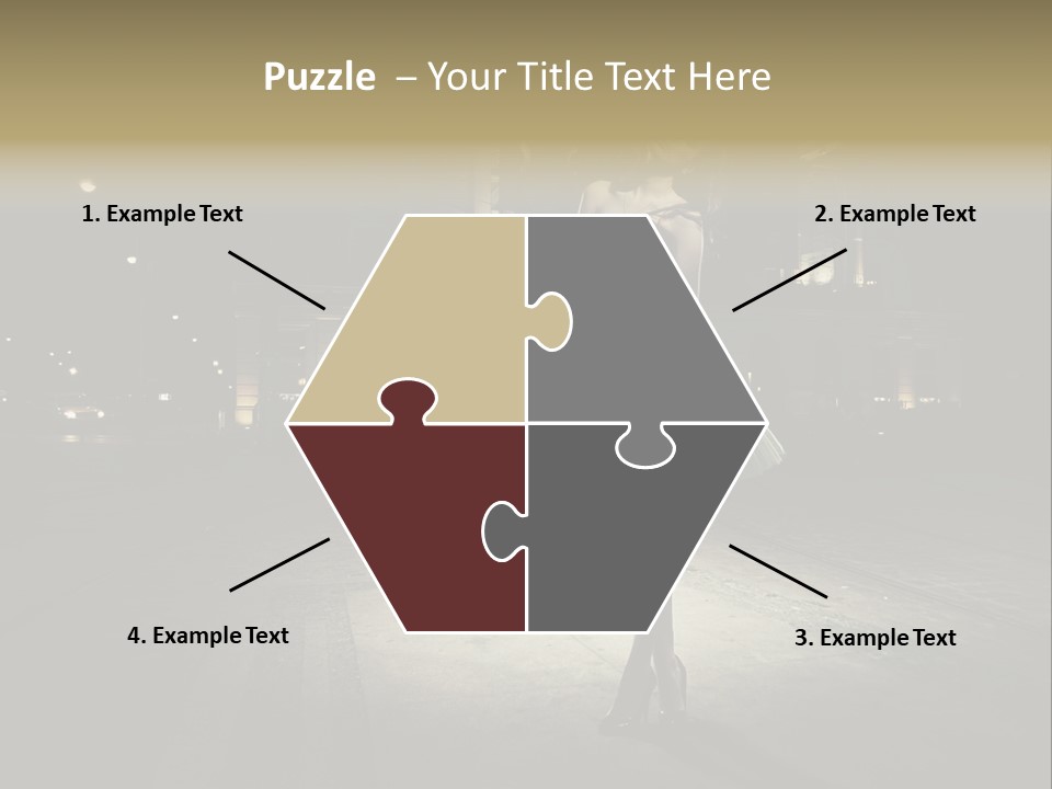 One Shopping Lifestyle PowerPoint Template