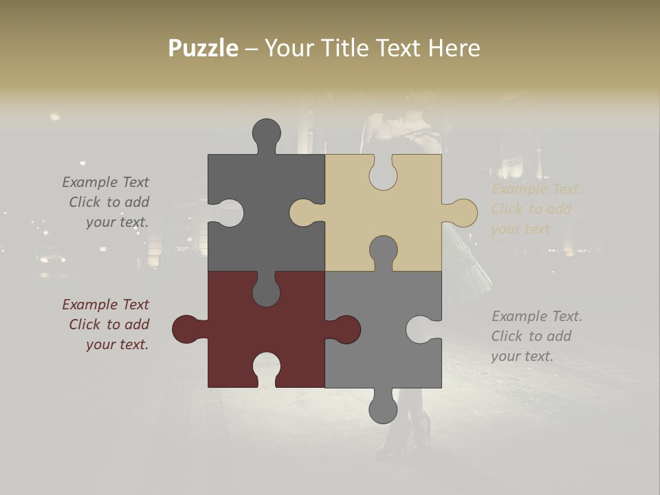 One Shopping Lifestyle PowerPoint Template