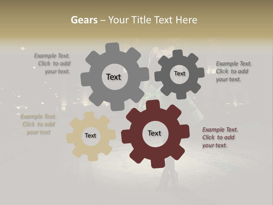 One Shopping Lifestyle PowerPoint Template