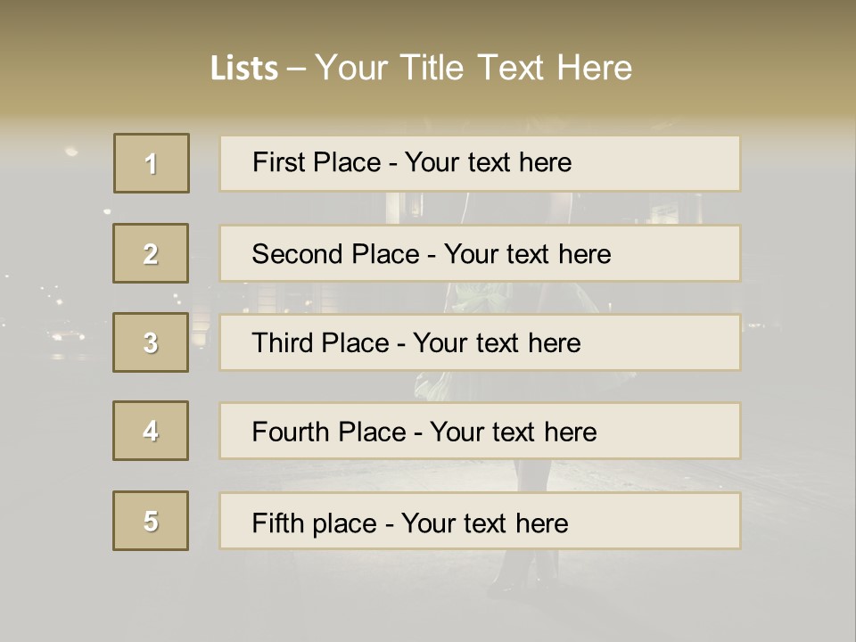 One Shopping Lifestyle PowerPoint Template