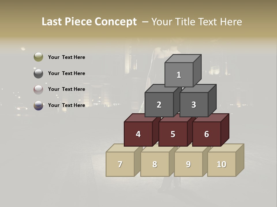 One Shopping Lifestyle PowerPoint Template