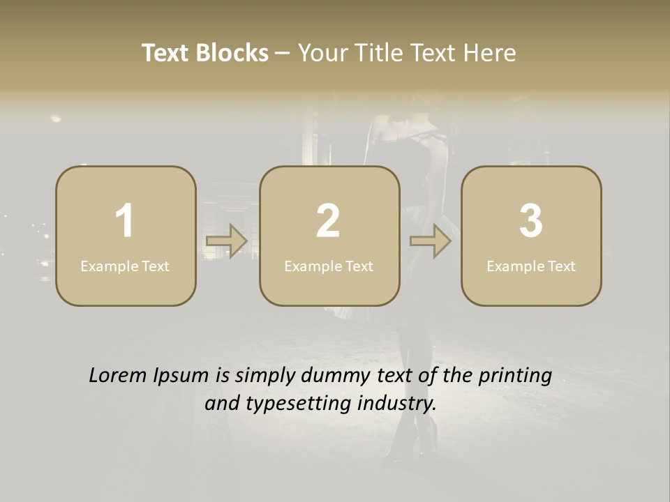 One Shopping Lifestyle PowerPoint Template