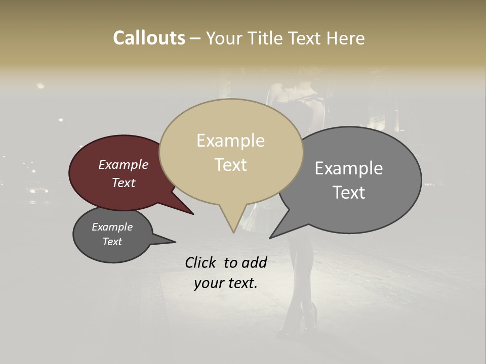 One Shopping Lifestyle PowerPoint Template