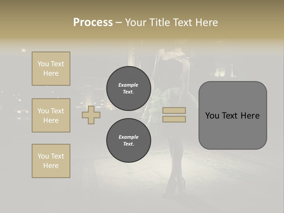 One Shopping Lifestyle PowerPoint Template