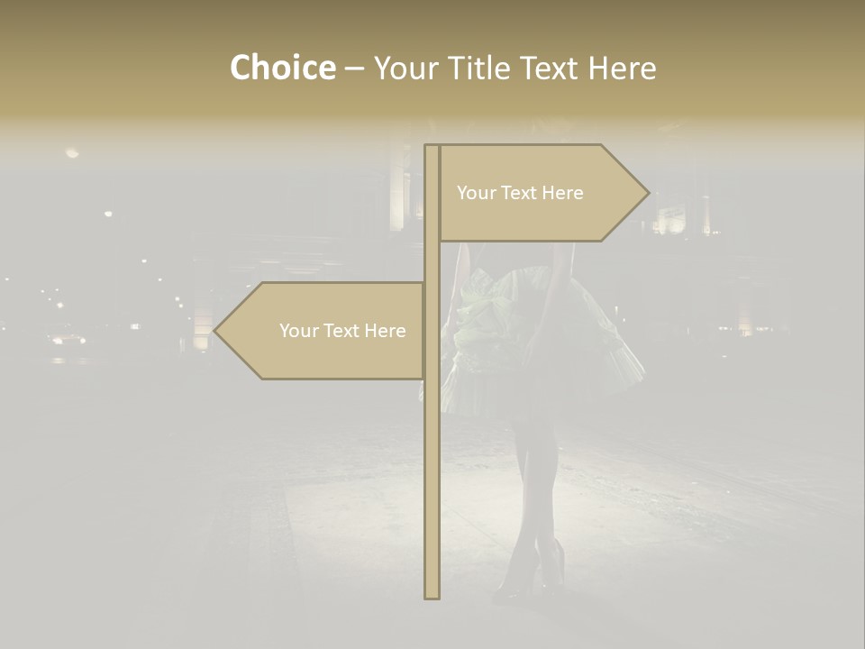 One Shopping Lifestyle PowerPoint Template