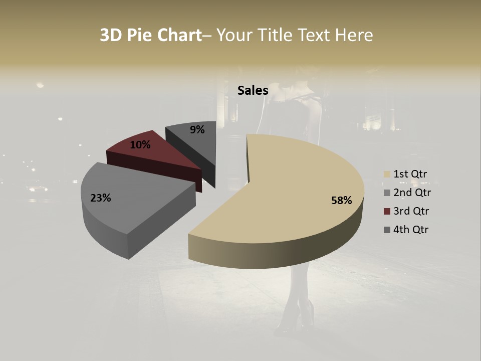 One Shopping Lifestyle PowerPoint Template