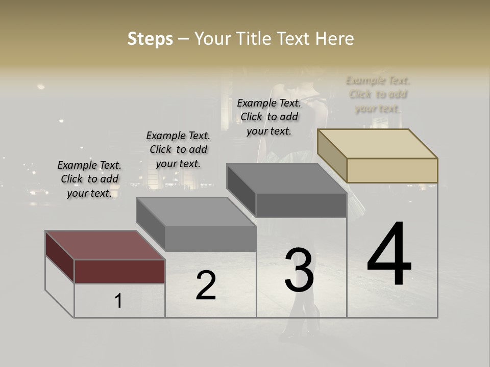 One Shopping Lifestyle PowerPoint Template