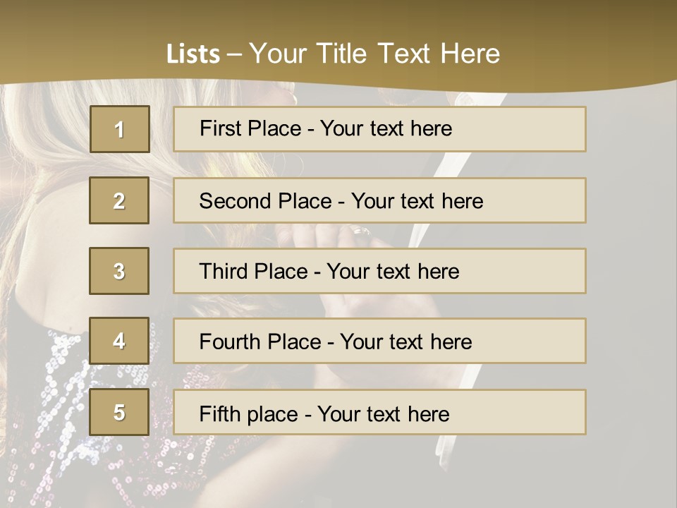 Lifestyles Intimacy Woman PowerPoint Template