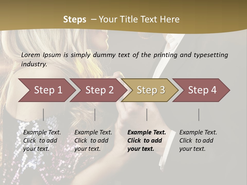 Lifestyles Intimacy Woman PowerPoint Template
