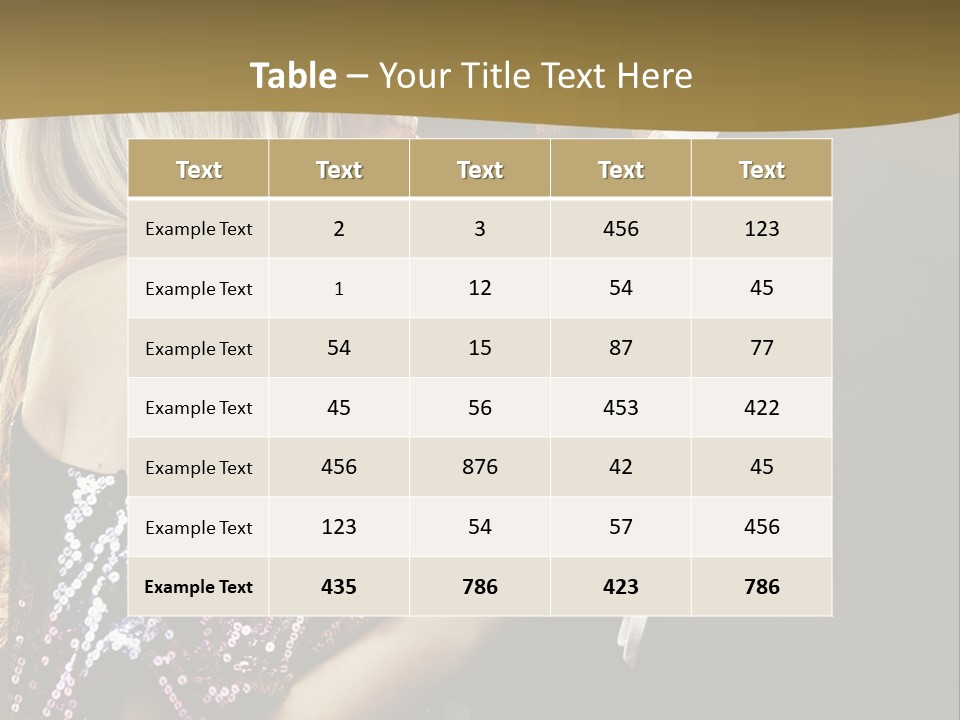 Lifestyles Intimacy Woman PowerPoint Template