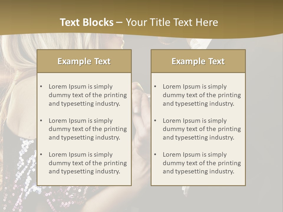 Lifestyles Intimacy Woman PowerPoint Template