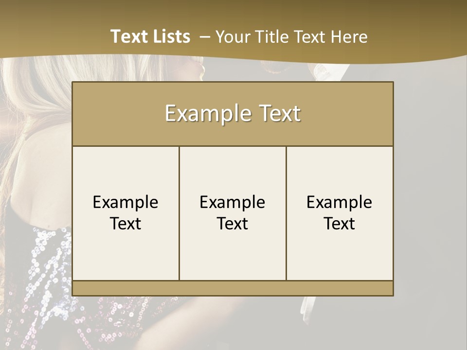 Lifestyles Intimacy Woman PowerPoint Template