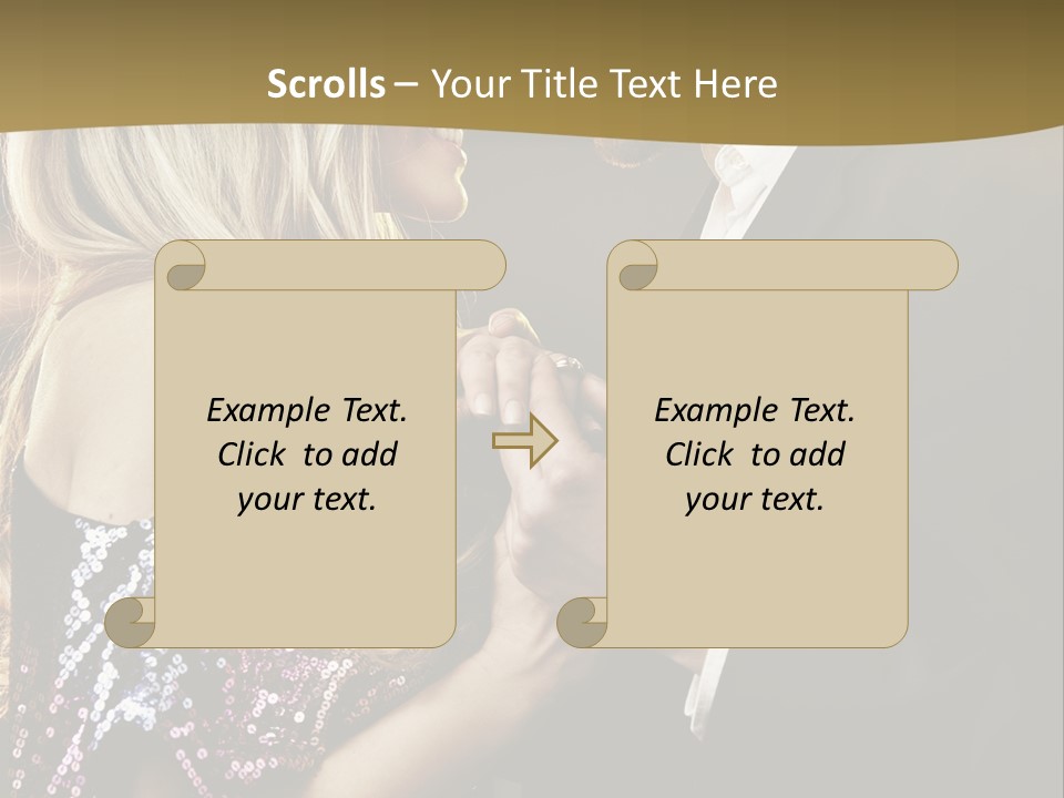Lifestyles Intimacy Woman PowerPoint Template