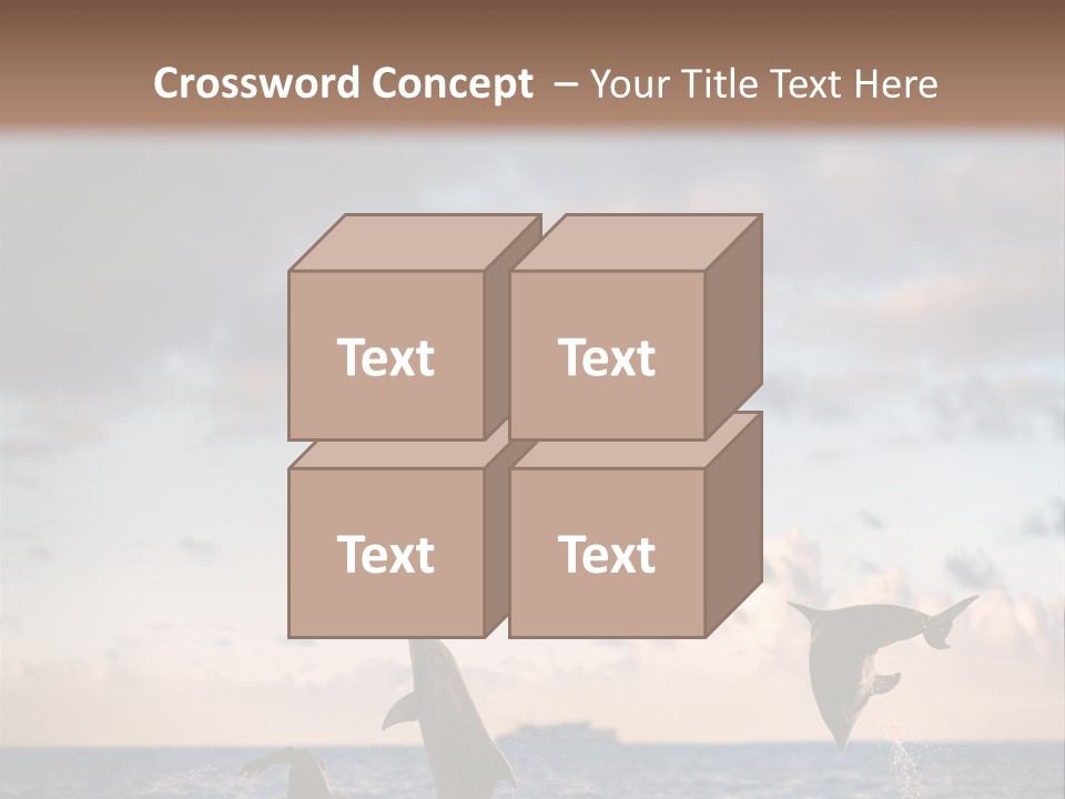 Swimming Wildlife Summer PowerPoint Template