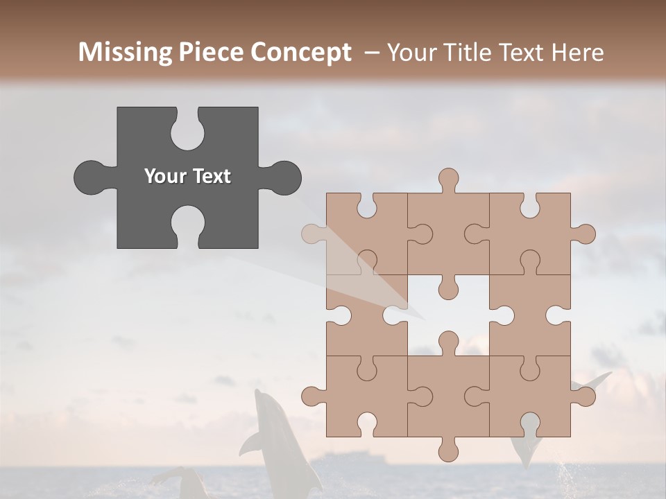 Swimming Wildlife Summer PowerPoint Template