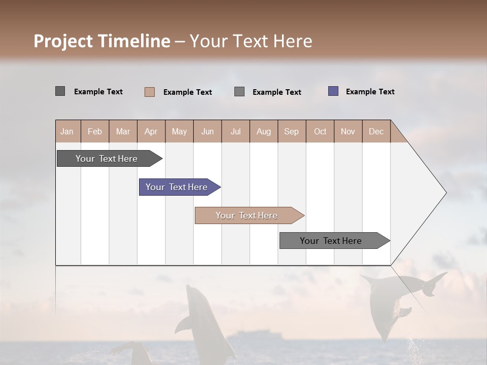 Swimming Wildlife Summer PowerPoint Template