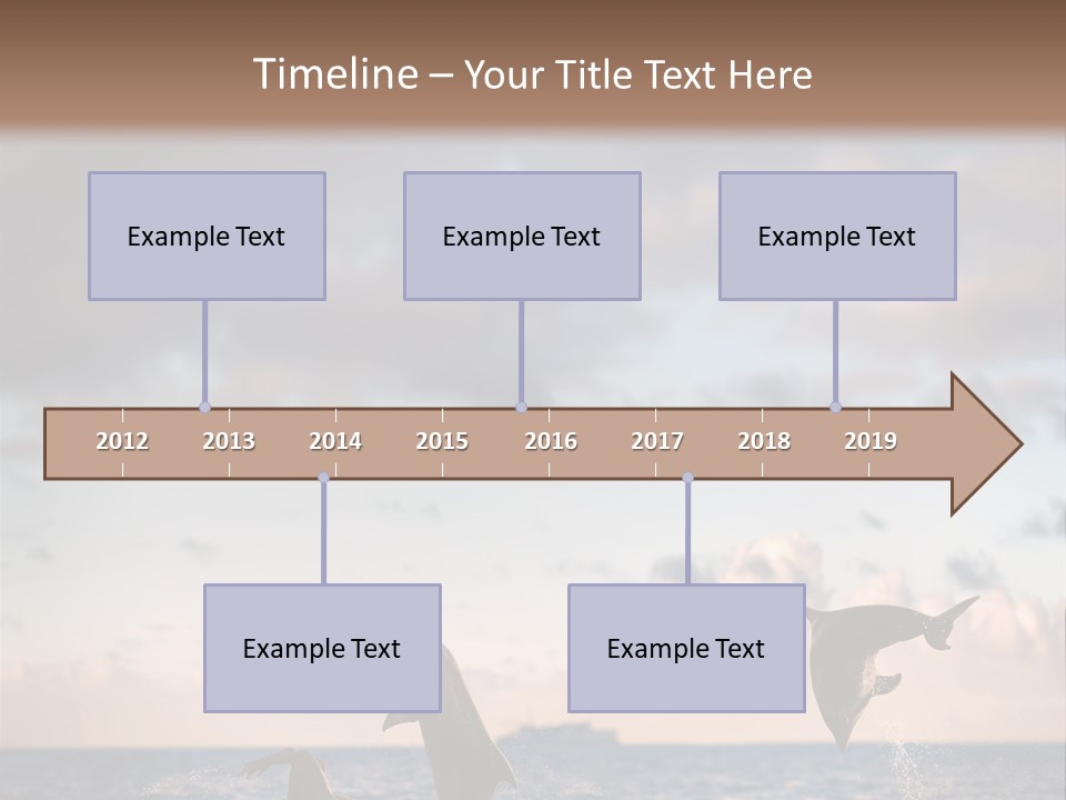 Swimming Wildlife Summer PowerPoint Template