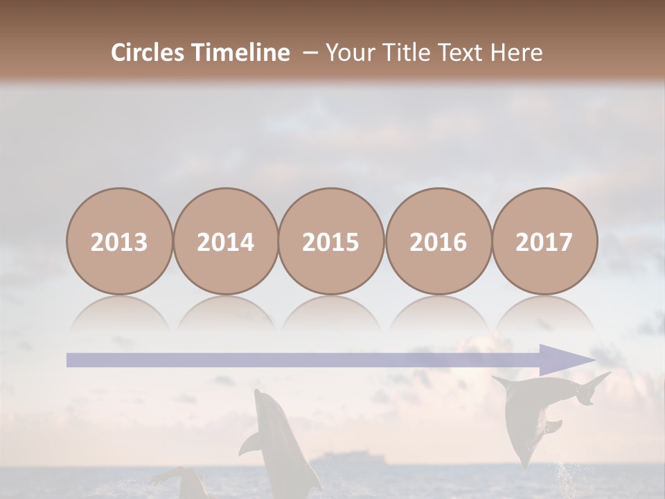 Swimming Wildlife Summer PowerPoint Template
