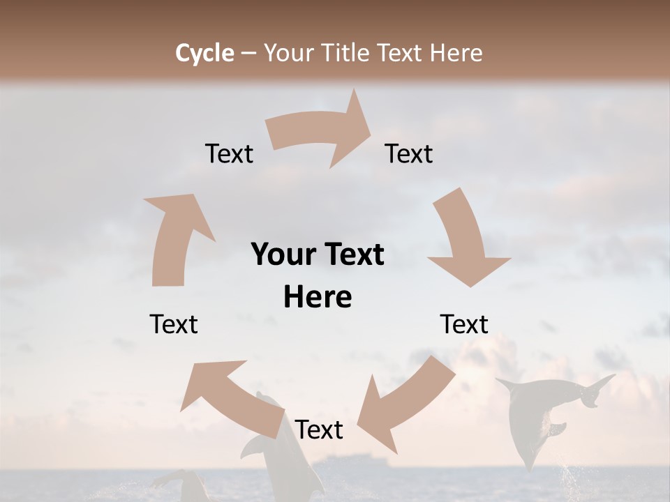 Swimming Wildlife Summer PowerPoint Template