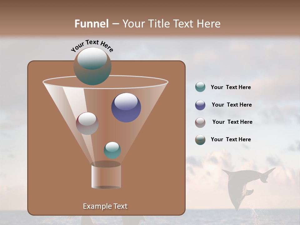 Swimming Wildlife Summer PowerPoint Template