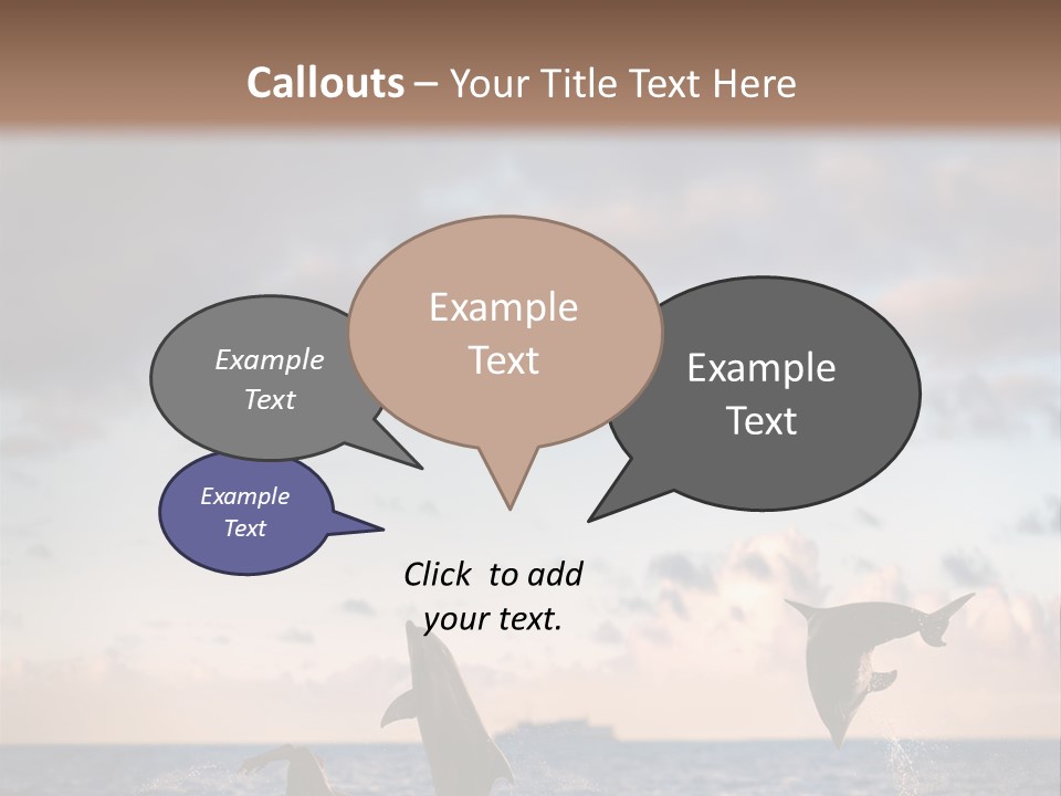 Swimming Wildlife Summer PowerPoint Template