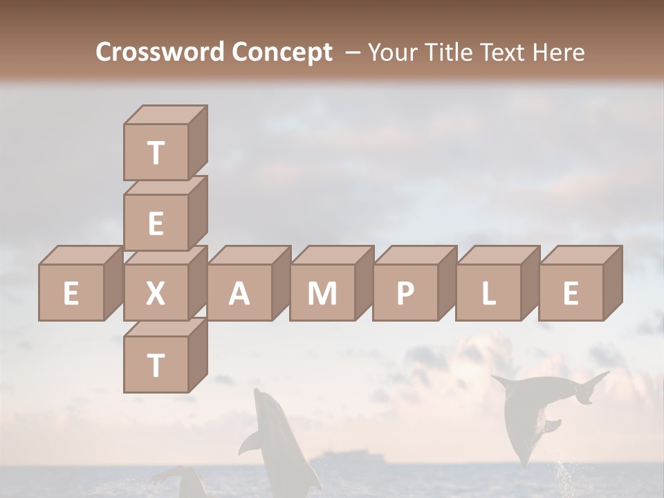 Swimming Wildlife Summer PowerPoint Template