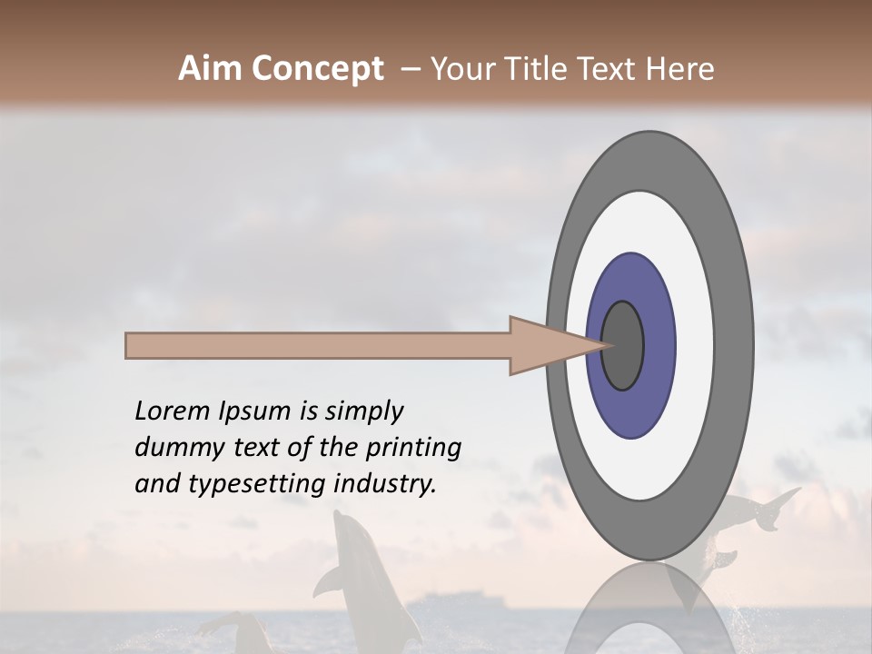 Swimming Wildlife Summer PowerPoint Template