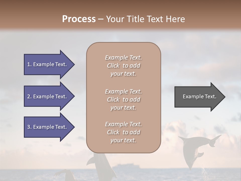 Swimming Wildlife Summer PowerPoint Template