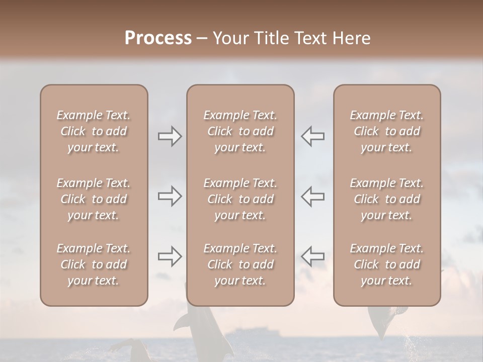 Swimming Wildlife Summer PowerPoint Template