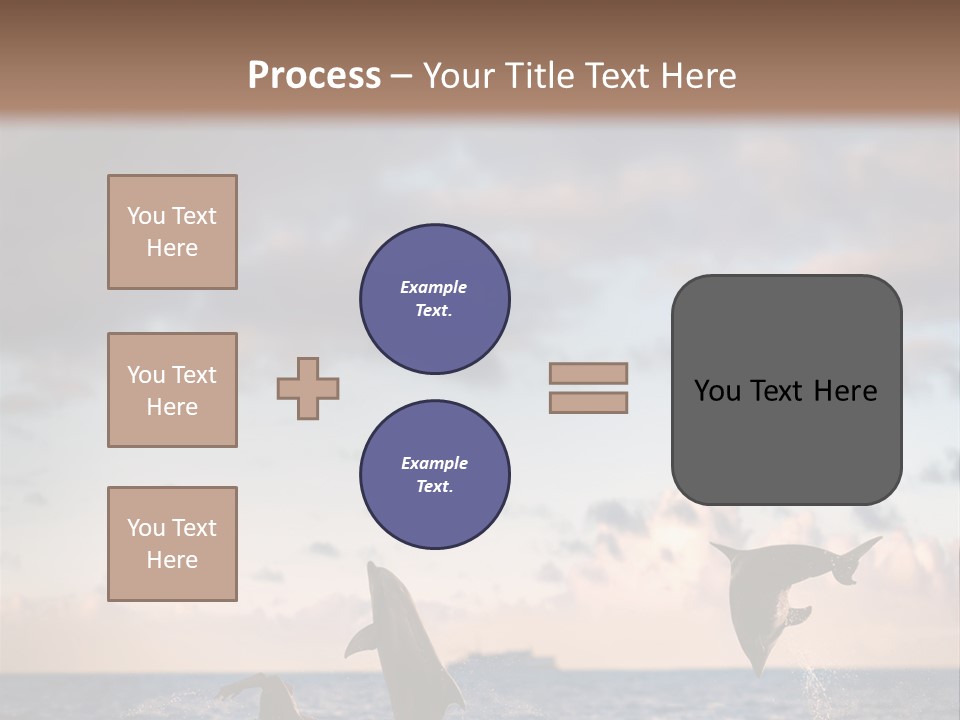 Swimming Wildlife Summer PowerPoint Template