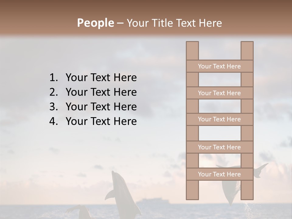 Swimming Wildlife Summer PowerPoint Template