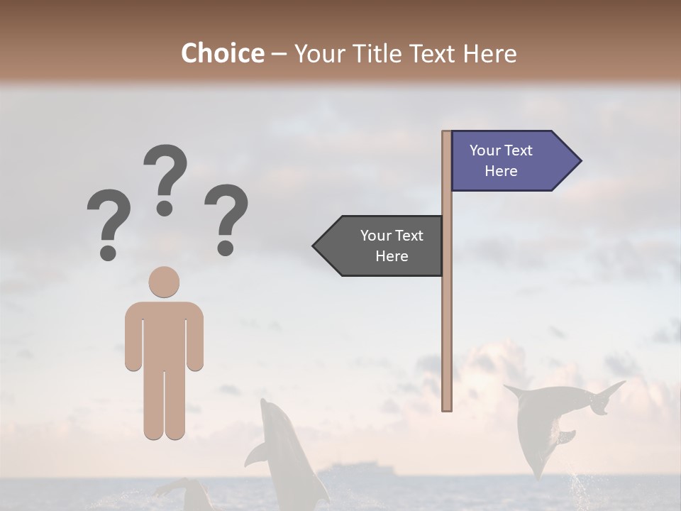 Swimming Wildlife Summer PowerPoint Template