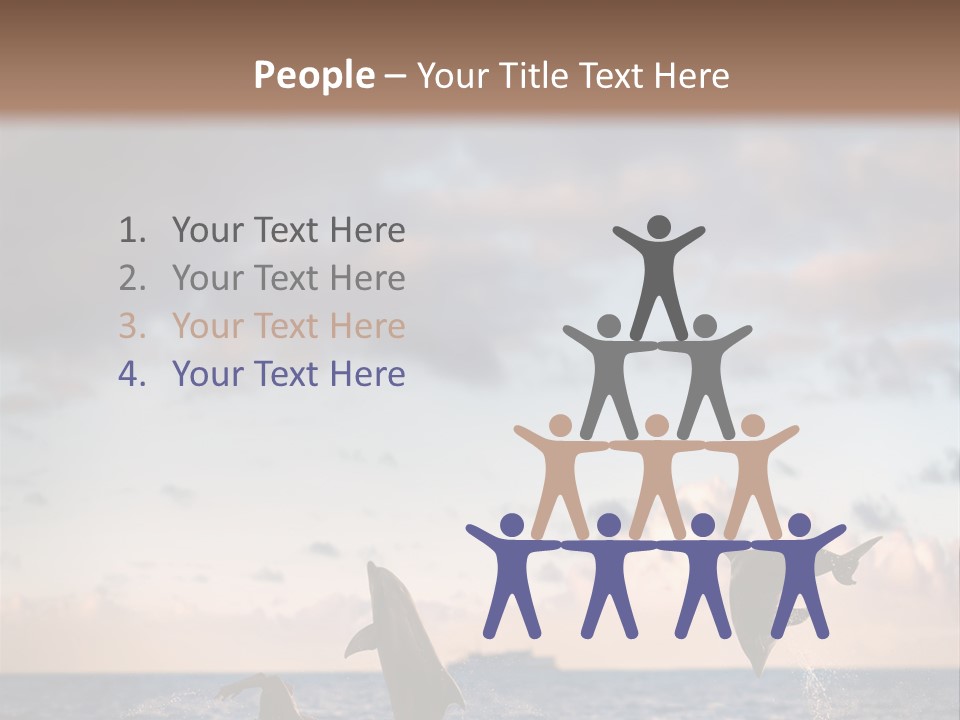 Swimming Wildlife Summer PowerPoint Template