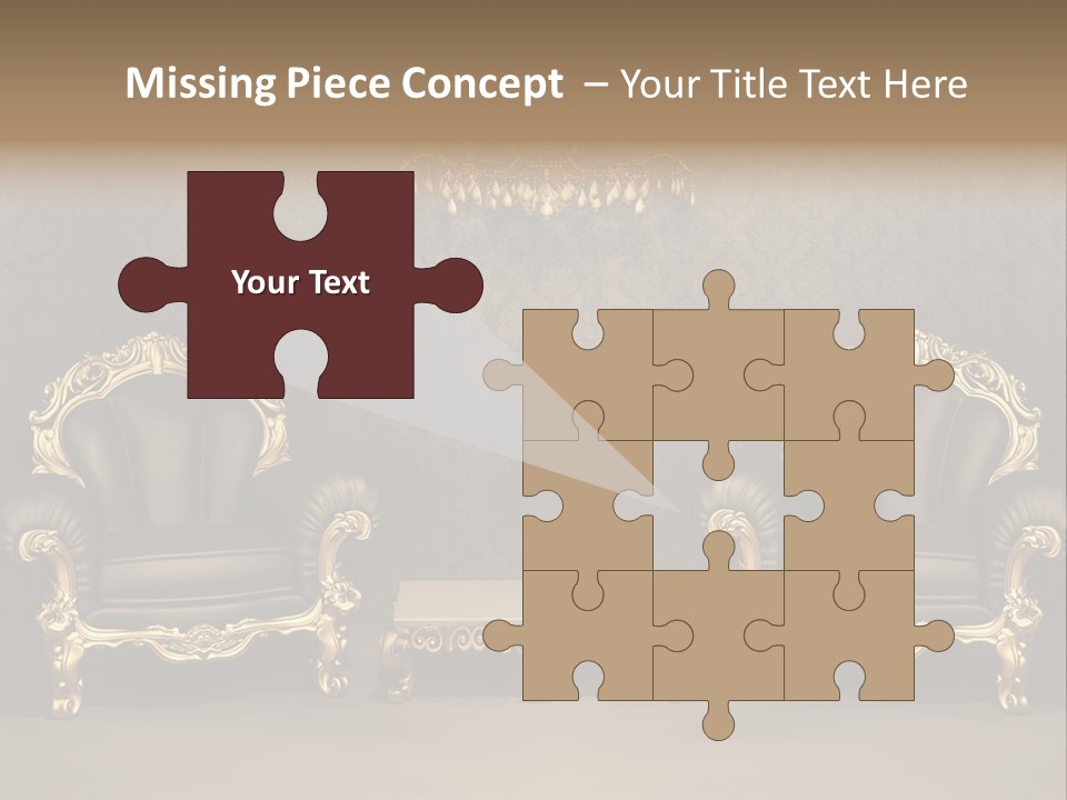 Classic Curve Royal PowerPoint Template