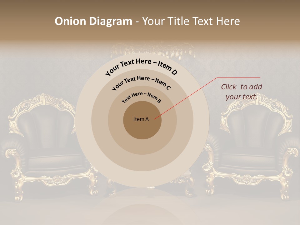 Classic Curve Royal PowerPoint Template